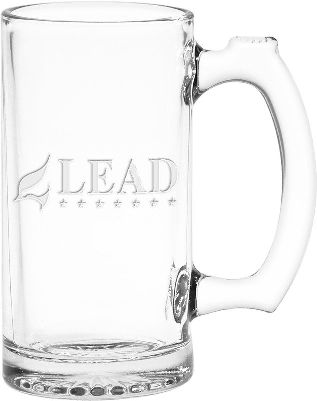 Main Product Image for Beer Mug Thumbprint Deep Etched 12 Oz