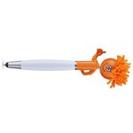 Thumbs Up MopToppers(R) Screen Cleaner with Stylus Pen - Orange