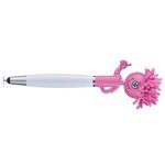 Thumbs Up MopToppers(R) Screen Cleaner with Stylus Pen - Pink