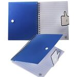 Thumbs-Up Notebook - Blue