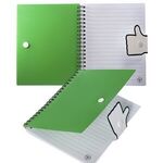 Thumbs-Up Notebook - Green