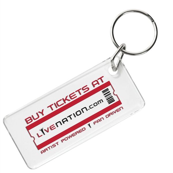 Main Product Image for Custom Printed Ticket Key Tag