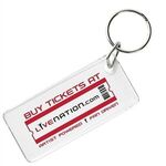 Ticket Key Tag - Clear