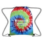 Tie-Dye Drawstring Bag -  