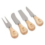 Tomme Cheese Knife Set - Medium Wood