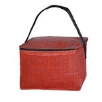 Tonal Non-Woven Cooler Bag - Red