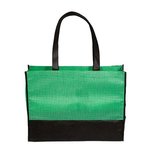 Tonal Non-Woven Tote Bag - Green
