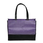Tonal Non-Woven Tote Bag - Purple