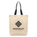 Tonga - 5 oz Natural Cotton Tote w/ Color Straps