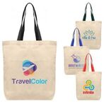 Buy Tonga - 5 Oz Natural Cotton Tote With Color Straps - Full Color