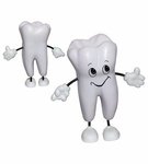 Tooth Figure Stress Reliever - White