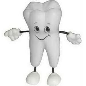 Main Product Image for Custom Printed Stress Reliever Tooth Figure