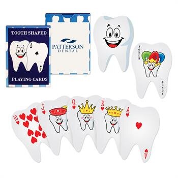 Main Product Image for Tooth Shaped Playing Cards