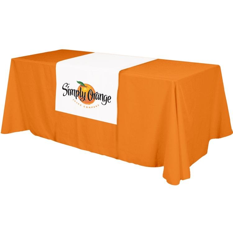Main Product Image for Trade Show Table Runner All Over Dye Sub - Top, 18inch Front
