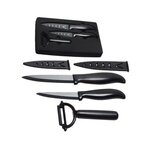 Top Choice Ceramic Knife & Peeler Set - Black