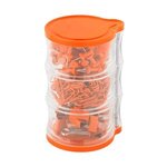 Tower of Clips and Push Pins