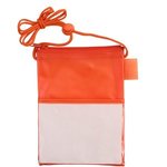 Tradeshow Badgeholder - Translucent Orange