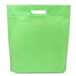 Tradeshow Bag Tote Nonwoven - Diecut Handle - Lime Green