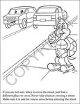 Traffic Safety Awareness Coloring Book Fun Pack -  