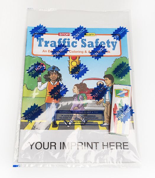 Main Product Image for Traffic Safety Coloring And Activity Book Fun Pack