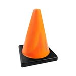 Traffic Safety Cone Stress Ball - Orange