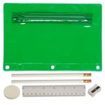 Translucent Deluxe School Kit - Blank Contents - Translucent Green