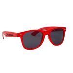 Translucent Miami Sunglasses - Translucent Red