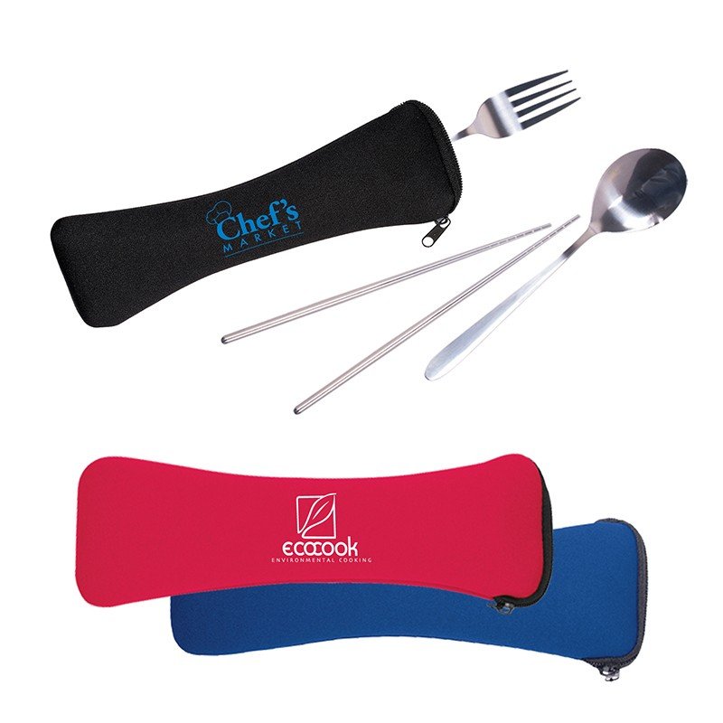 Main Product Image for Imprinted Travel Cutlery Set