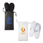 Travel Slippers in Pouch -  
