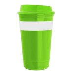 Traveler - 16 oz. Insulated Cup with Silicone Grip - Lime