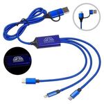 Traverse 3-in-1 Charging Cable - Medium Blue