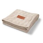 Trellis Knit Blanket - Oatmeal