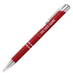 Tres-Chic Ballpoint Pen w/ Silver Trim -  
