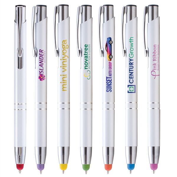 Main Product Image for Tres-Chic Brights with Stylus - ColorJet - Full-Color Metal Pen