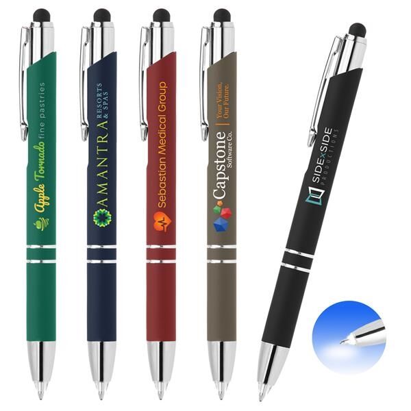 Main Product Image for Tres-Chic LED Tip Softy Pen w/Stylus - ColorJet