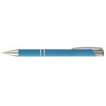 Tres-Chic Softy  - ColorJet - Full Color Metal Pen - Light Blue-silver
