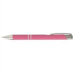 Tres-Chic Softy  - ColorJet - Full Color Metal Pen - Pink-silver