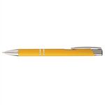 Tres-Chic Softy  - ColorJet - Full Color Metal Pen - Yellow-silver