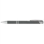 Tres-Chic Softy - Laser Engraved - Metal Pen - Gray-silver