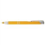 Tres-Chic Softy  Stylus - ColorJet - Full-Color Metal Pen - Yellow-silver