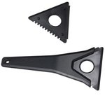 Tri Blade Windshield Scraper - Dark Black