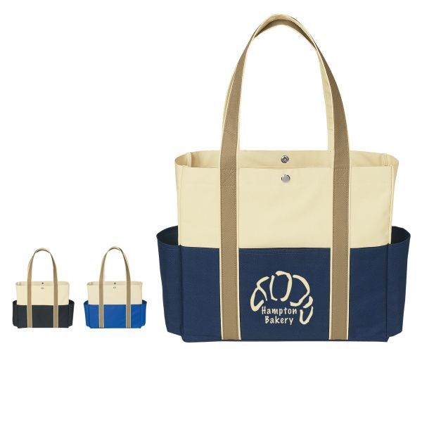 Main Product Image for Imprinted Tri-Color Tote Bag