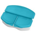 Tri-Minder Pill Box - Translucent Aqua