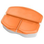 Tri-Minder Pill Box - Translucent Orange