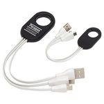 Triad 3-in-1 Charging Cable with Carabiner Clip -  