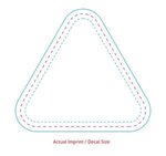 Triangle Shaped Full Color Coaster - Full Color