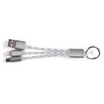 Trio Metallic Cross Ribbon Cables - Silver