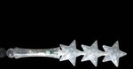 Triple Star LED Glow Light Up Wand - Multi Color