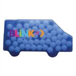 Truck Shaped Credit Card Mints - Translucent Blue