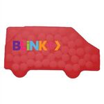 Truck Shaped Credit Card Mints - Translucent Red